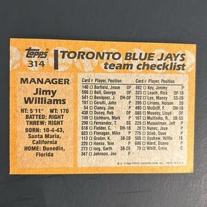 ⚾️Toronto Blue Jays 1988 TOPPS Chewing Gum 32 Card Set (Baseball)